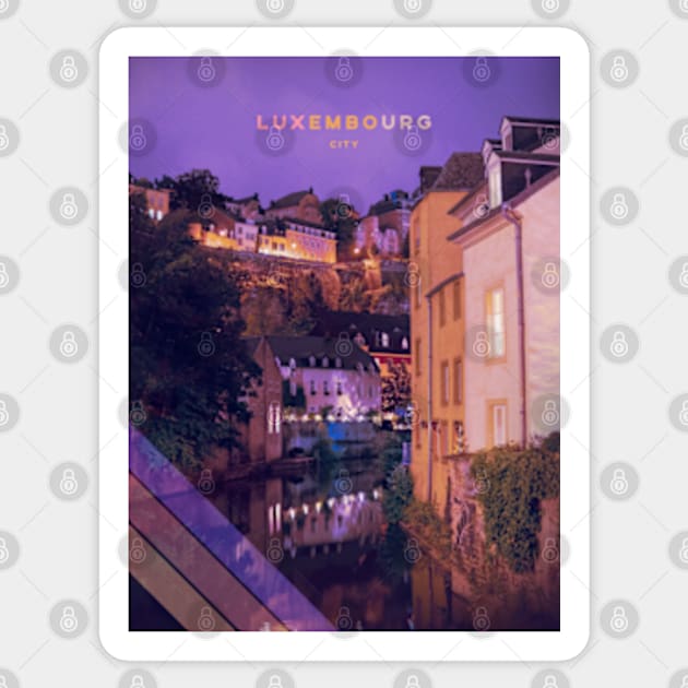 Luxembourg City Sticker by deadright